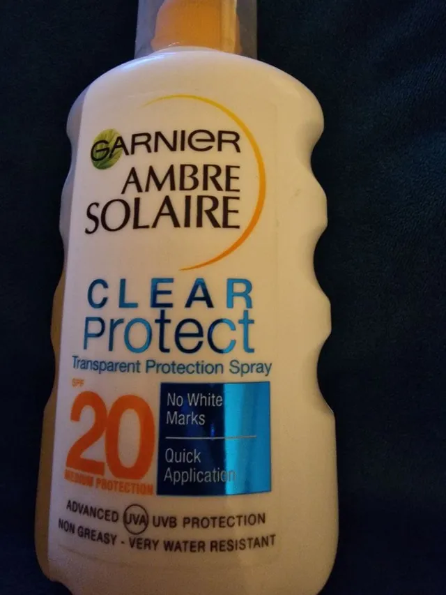 The sun is out, so Garnier Ambre Solaire is out 😍😍😍