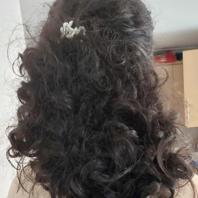 My daughter hair after using charcoal shampoo conditioner