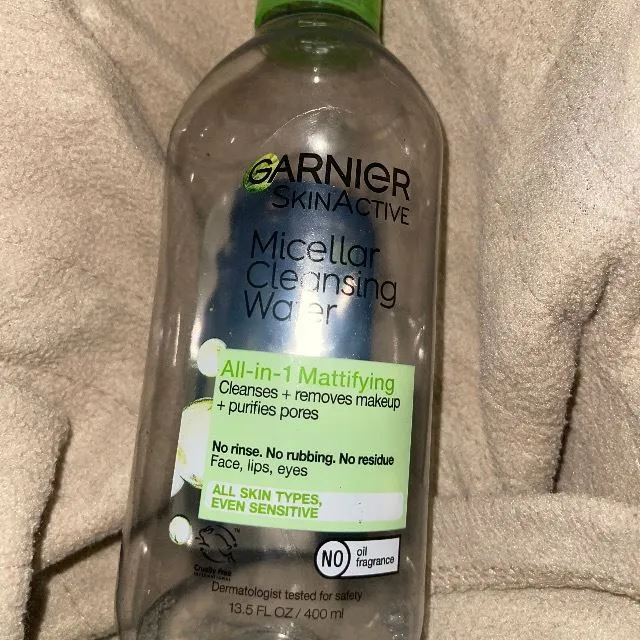 Garnier has the best micellar water that removes all my