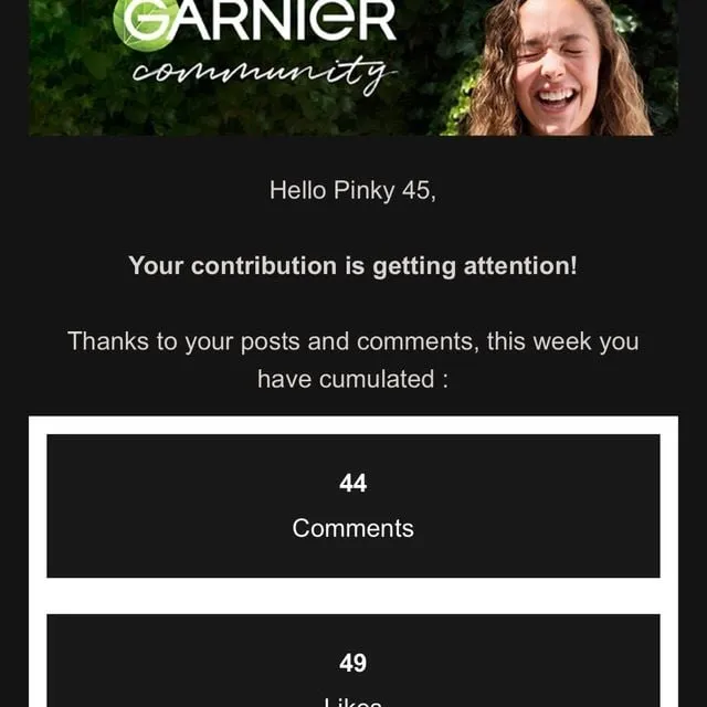 Thank you Garniers 💚💚
