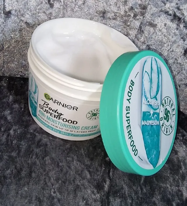 Garnier Body Superfood.   This is a cream with Aloevera and