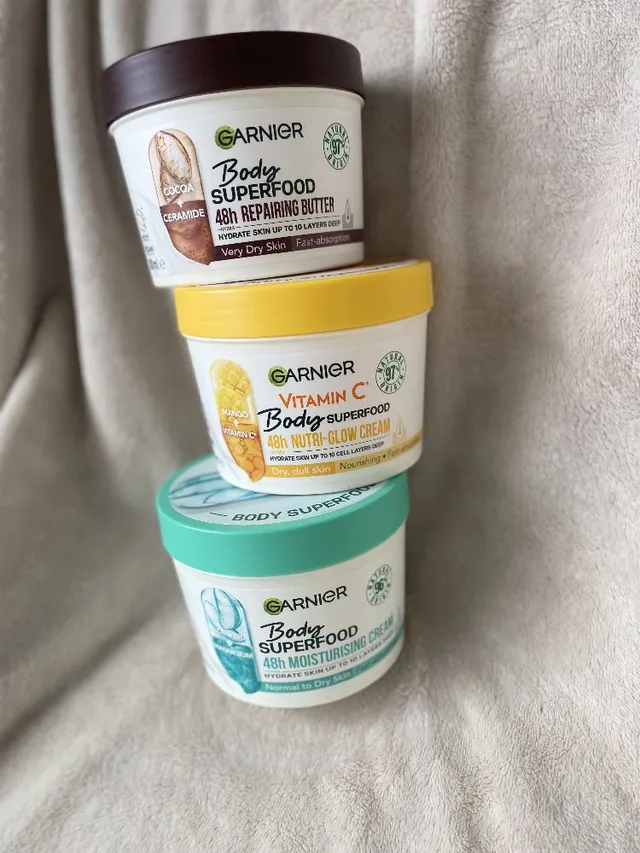 I’ve been picked to test these 3 garnier body superfood body