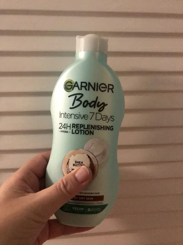 This garnier shea butter lotion is amazing it’s so hydrating