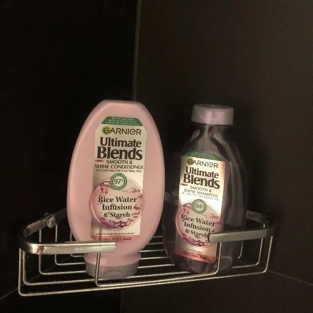 I love washing my hair with Garnier haircare products these