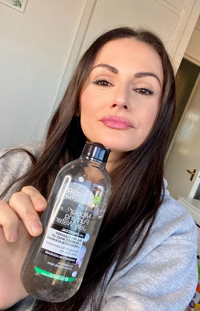 I’ve been using the Garnier Micellar Purifying jelly water