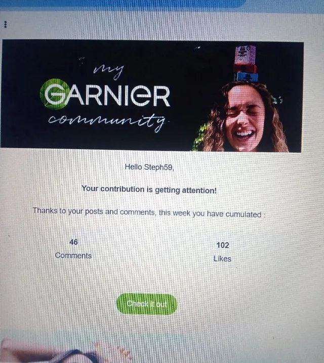 Thank you for the update and encouragement Garnier Community
