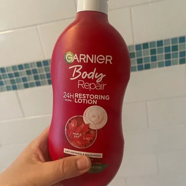 I am finding this Garnier Body lotion very hydrating it is