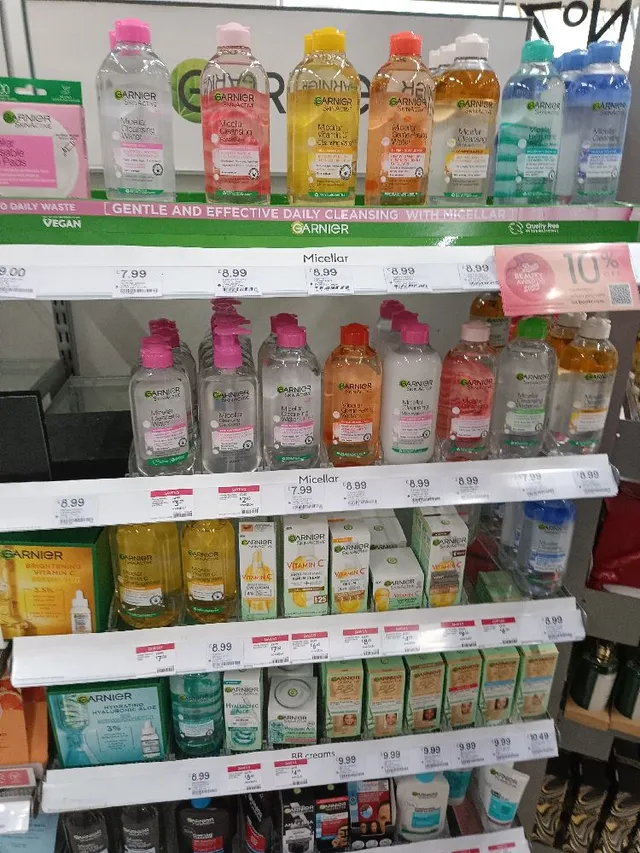 My local Boots has a good choice of Garnier products. A nice