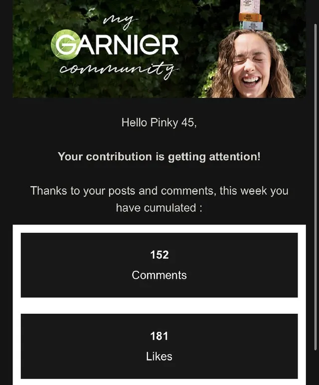 Thank you so much Garniers 💚💚💚