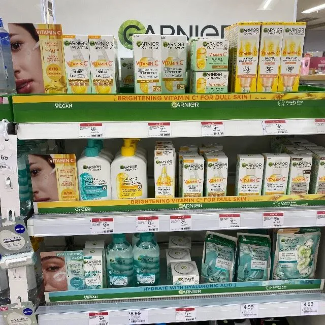 Saw lots of Garnier skincare in Boots today 🥰