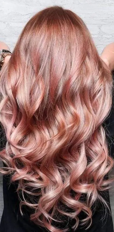 From baby creme blonde to deep rose I am loving it!  The