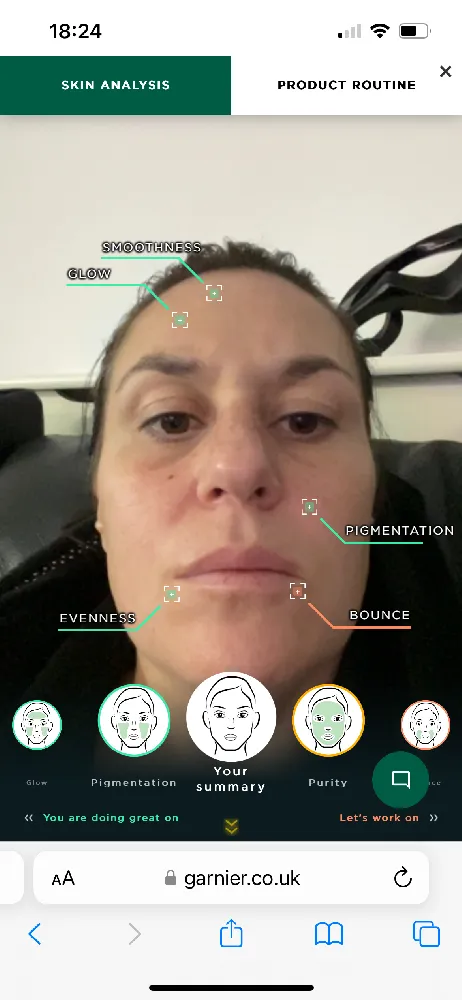 Love the skin analysis tool gave me some great tips