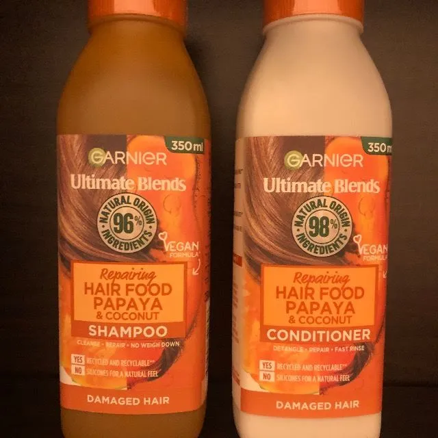 I do love the Garnier Hair food shampoo and conditioner in
