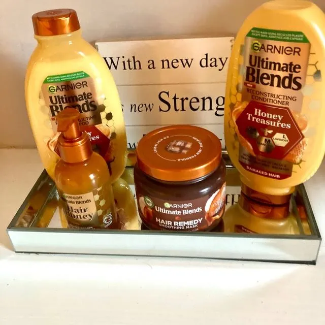 Some  of my favourites Garnier ultimate blends Honey