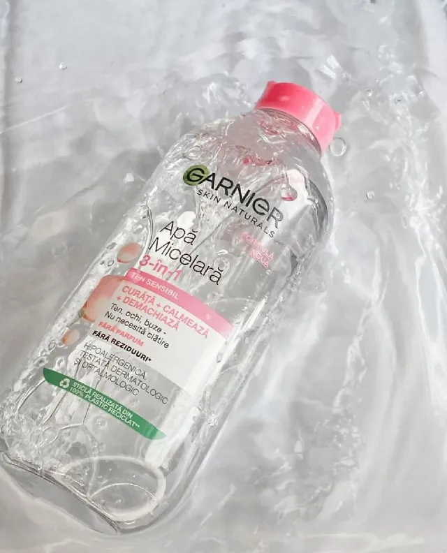 Garnier Micellar Water for sensitive skin is a gentle and