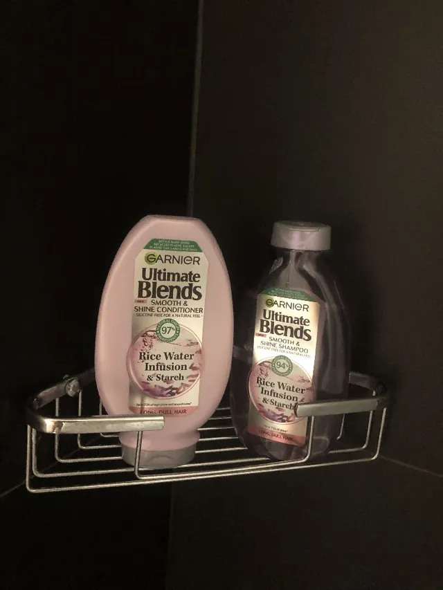 I love washing my hair with Garnier haircare products these