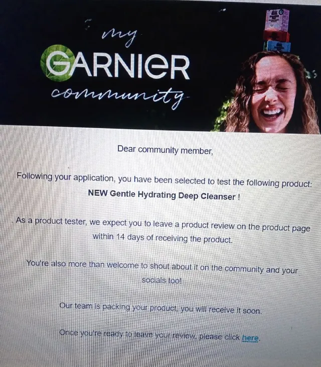Thank you so much Garnier Community for selecting me to test