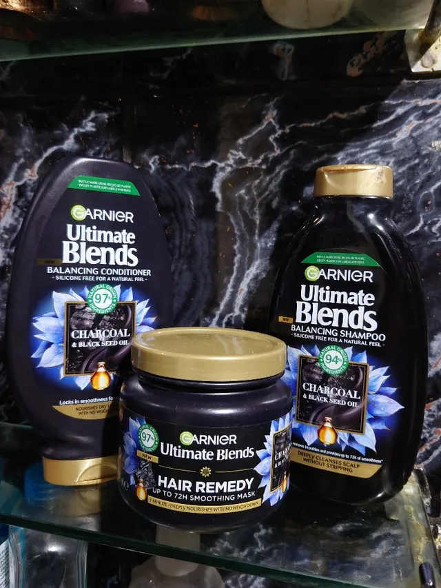 Garnier Charcoal and Black Seed oil hair range review:
