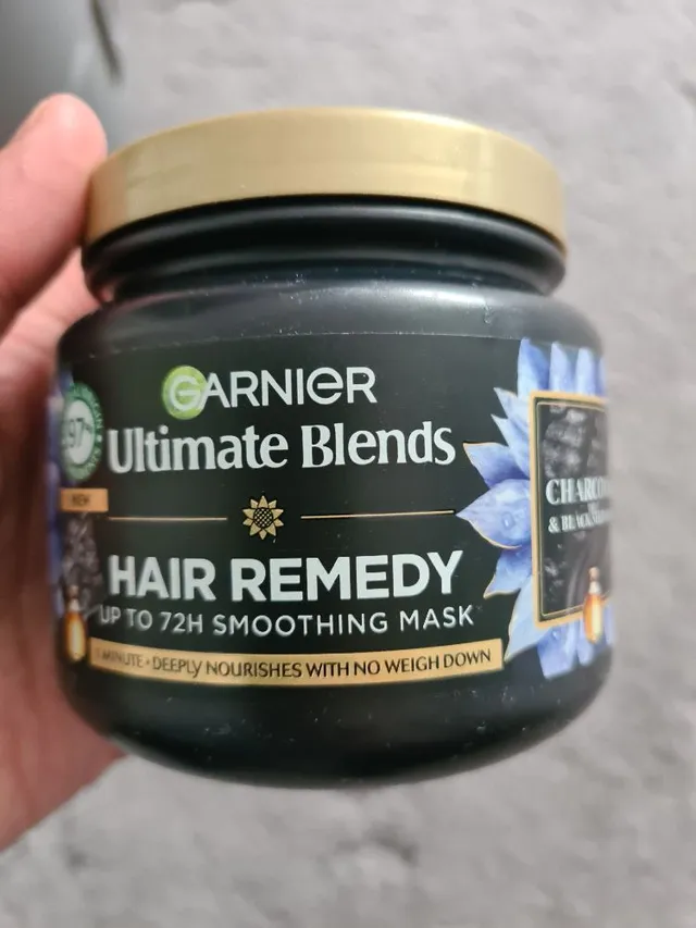 Garnier charcoal hair remedy mask review. I recieved this to - 3