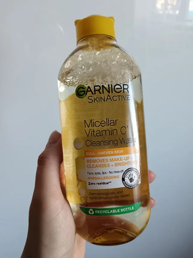 New micellar water, cant wait to see the effects. I love