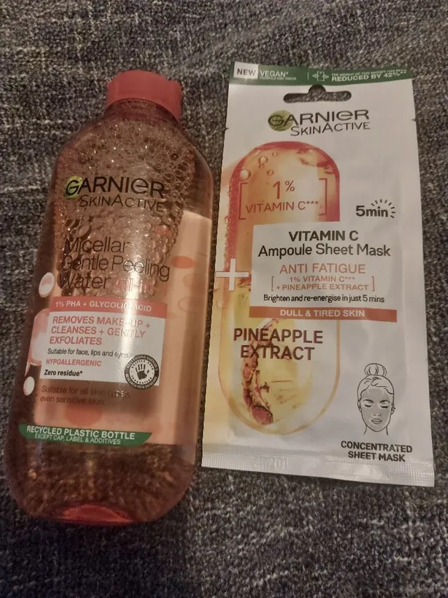 Brought these last week, love the micellar water I went back