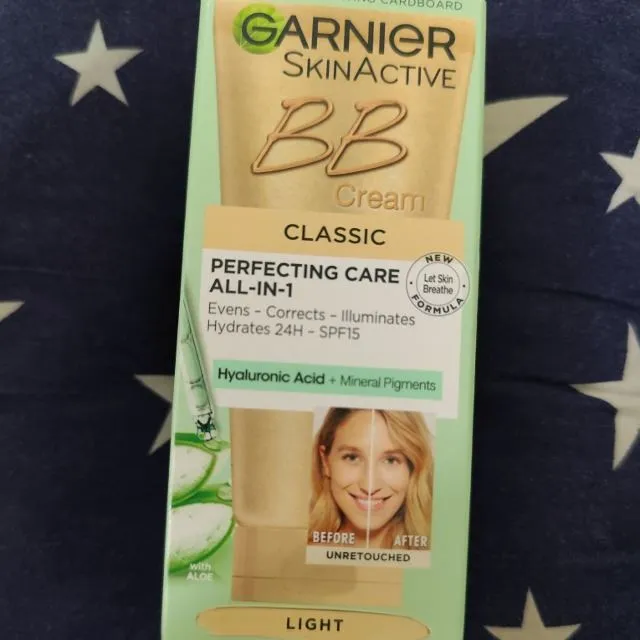 The amazing Garnier bb cream helps me to in skin perfection